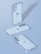 Η θήκη για το Samsung Galaxy A26, Electro heart, μπλε + γυαλί 9H