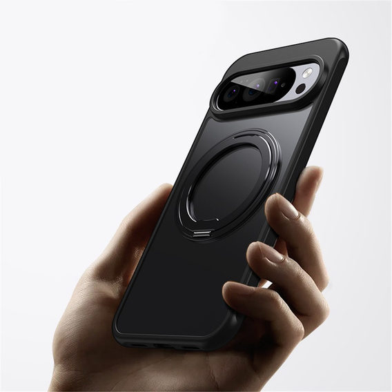 Θήκη για το Google Pixel 10 Pro XL , για MagSafe, με βάση στήριξης, μαύρο