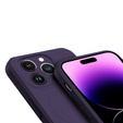 Θήκη Silicone Mag Cover μοβ για iPhone 14 Pro Max