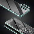 θήκη για το Samsung Galaxy S23, Magnetic Dual Glass, πράσινη