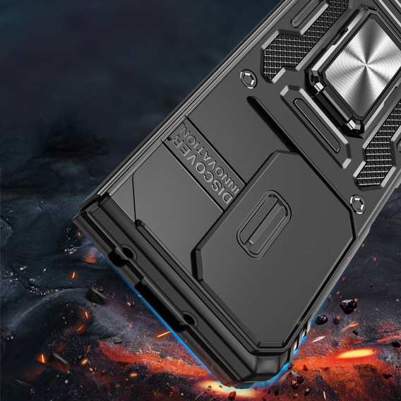 Θήκη για Samsung Galaxy Z Fold6 5G, CamShield Slide, μαύρη