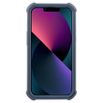 Θωρακισμένη θήκη για iPhone 13 / 14, Dexnor Full Body, σκούρο μπλε