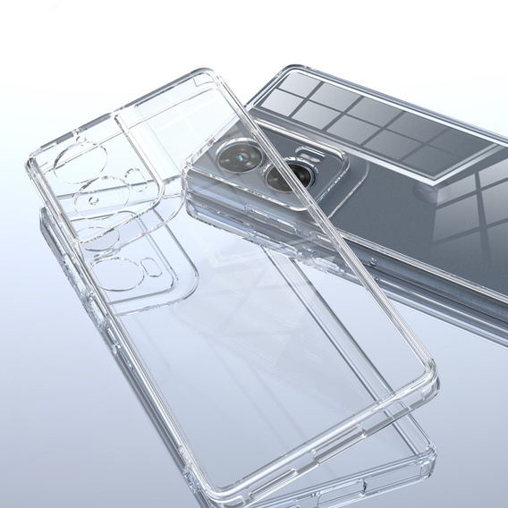 Θήκη για Motorola Edge 50 Fusion, Fusion Hybrid, διαφανής