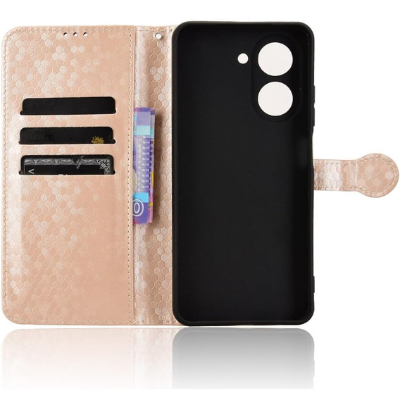 θήκη πτερύγιο για Xiaomi Redmi A5, Wallet Rhombus, ροζ
