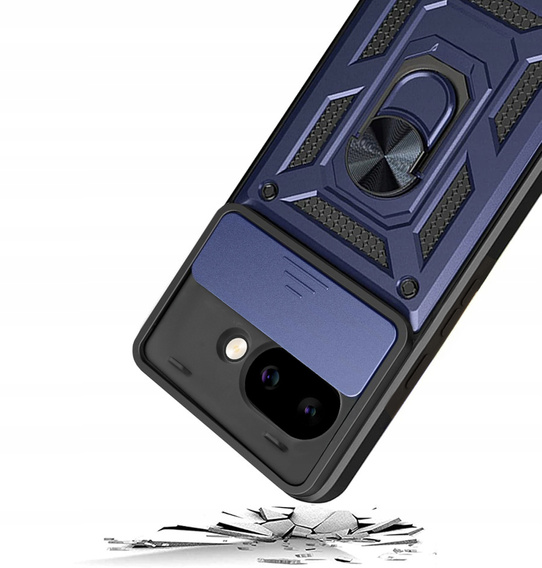 Θήκη για Google Pixel 9A, CamShield Slide, μπλε