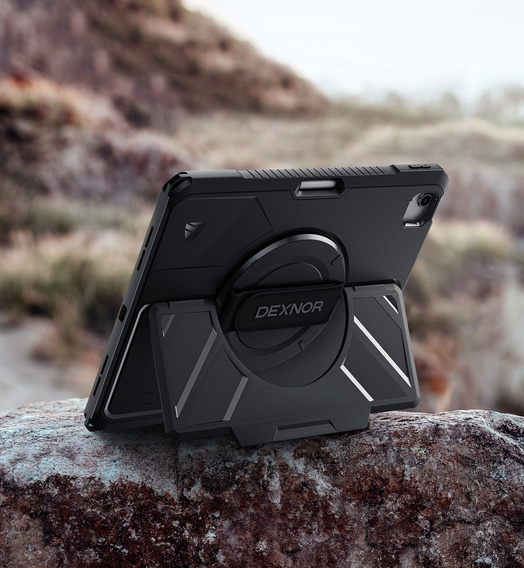 Θήκη Dexnor 360° με ιμάντα και θήκη για γραφίδα για iPad Air 13" 2025/2024 (7/6 γεν.)