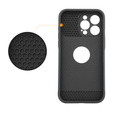 Θήκη για iPhone 15 Pro Max, ERBORD MagProtect Slide Camera, μπλε τιτανίου