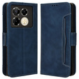 Θήκη με πτερύγιο για Infinix Note 40 Pro Plus, Card Slot, σκούρο μπλε