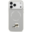 Θήκη Karl Lagerfeld Karl & Choupette Pins MagSafe για iPhone 17 Pro Max