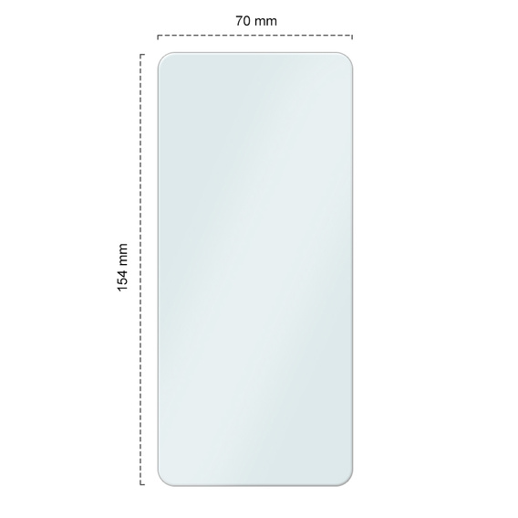 2x Μετριασμένο γυαλί για Realme 8 5G, ERBORD 9H Hard Glass στην οθόνη