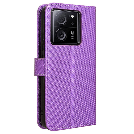 Αναδιπλούμενη θήκη για Xiaomi 13T / 13T Pro / Redmi K60 Ultra, Smart Magnet, βιολετί