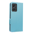 Θήκη με πτερύγιο για Xiaomi Redmi Note 12 5G / POCO X5 5G, Wallet Litchi Magnet, μπλε