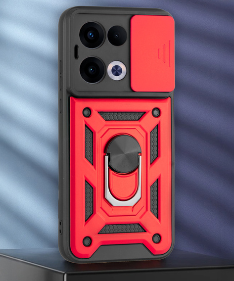 Θήκη για Oppo Reno 13, CamShield Slide, κόκκινη