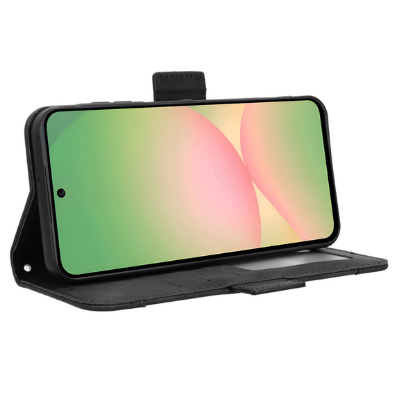 Θήκη με πτερύγιο για Samsung Galaxy A56, Card Slot, μαύρη