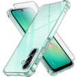 Θήκη για Samsung Galaxy A26, Erbord Dropproof, διαφανής + γυαλί
