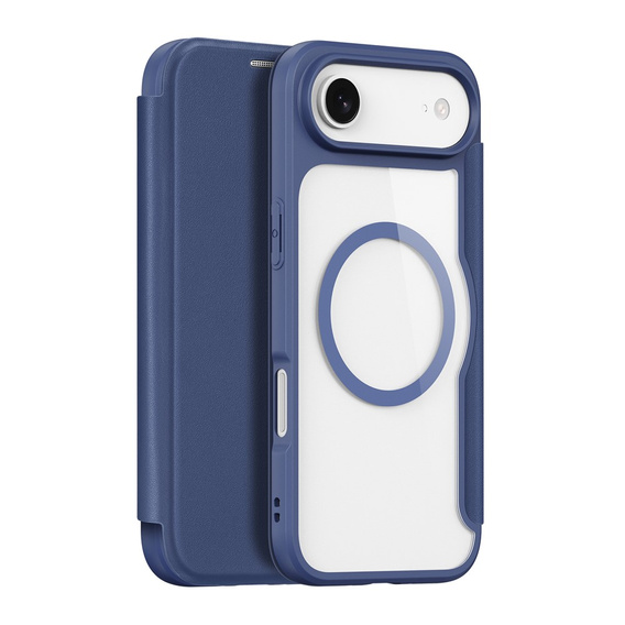 Θήκη Dux Ducis για iPhone Air, Skin X Pro, με πτερύγιο, για MagSafe, navy blue