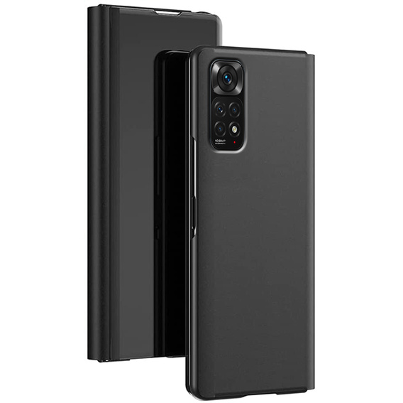 Θήκη για Xiaomi Redmi Note 11 / 11S, Clear View, μαύρη