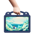 Παιδική θήκη για Samsung Tab A8 X200 / X205, Cute Patterns, με βάση, σκούρο μπλε