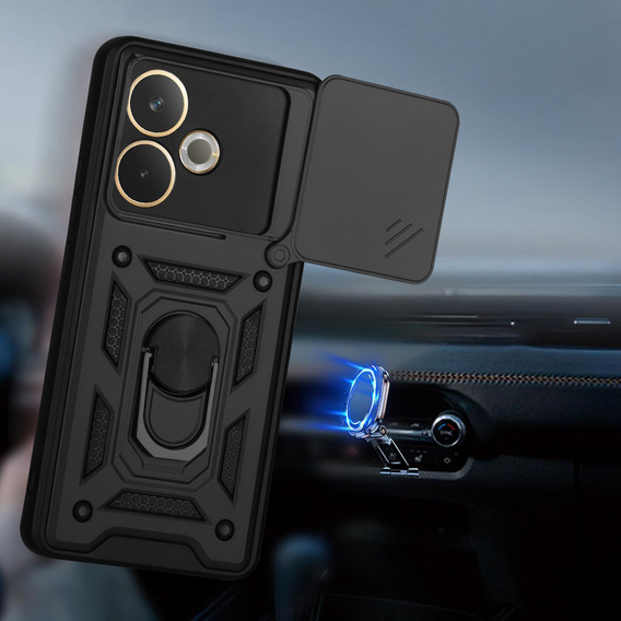 Θήκη για Oppo A5 Pro 5G, CamShield Slide, μαύρη