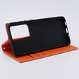 Δερμάτινη θήκη για Samsung Galaxy S20 Ultra, ERBORD Grain Leather, πορτοκαλί