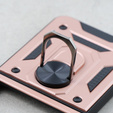 θωρακισμένη θήκη για Samsung Galaxy Z Flip5 5G, Nox Case Ring, ροζ rose gold