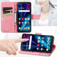 Θήκη με πτερύγιο για T Phone 2 Pro 5G, Butterfly, ροζ rose gold