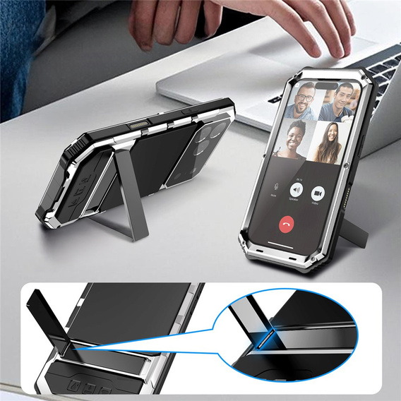 Θήκη R-JUST με βάση στήριξης για iPhone 17 Pro Max