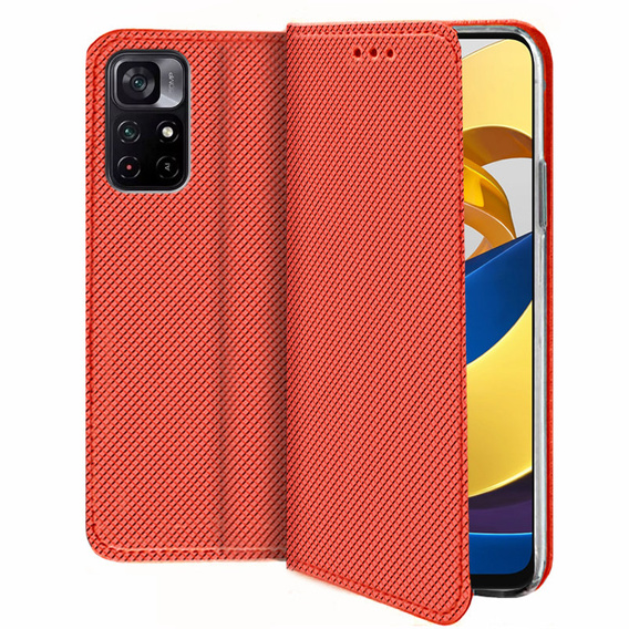 Θήκη με πτερύγιο για Xiaomi Poco M4 Pro 5G / Redmi Note 11S 5G, Wallet Smart Magnet, μπλε