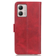 Θήκη με πτερύγιο για Motorola Moto G53 5G / G13 / G23, Wallet, κόκκινη