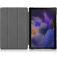 Θήκη για Samsung Galaxy Tab A8 10.5 SM-X200 SM-X205, Smartcase, μπορντό