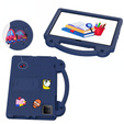 Παιδική θήκη για T Tablet 5G, Cute Patterns, με βάση, σκούρο μπλε
