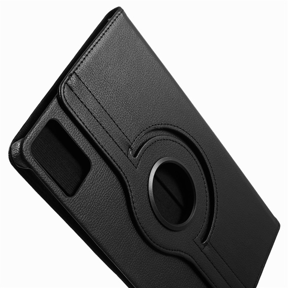 Θήκη για Lenovo Idea Tab 11" 2025 TB336FU TB336ZU, Περιστρεφόμενη 360, με βάση στήριξης, μαύρο