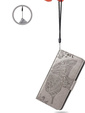 Θήκη με πτερύγιο για Motorola Edge 50 Pro, Butterfly, γκρι