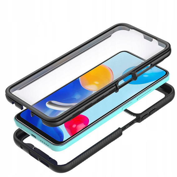 Θήκη για Xiaomi Redmi Note 11 Pro / Pro 4G, Shockproof, με μεμβράνη, μπλε