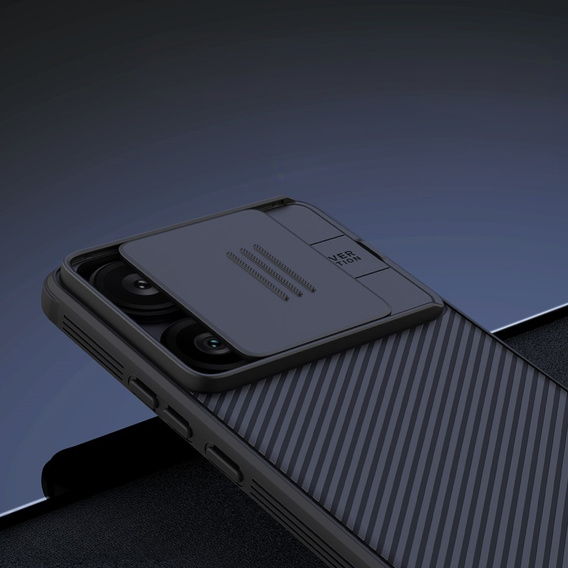 Θήκη για Xiaomi Poco F6, θωρακισμένη Nillkin, CamShield Pro, μαύρη