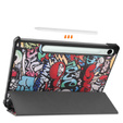 Θήκη για Samsung Galaxy Tab S10 Lite / S10 FE / S9 FE, με πτερύγιο, graffiti