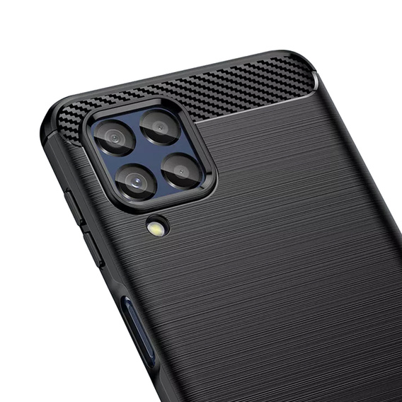 Θήκη για Samsung Galaxy M53 5G, Carbon, μαύρη