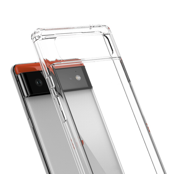 Θήκη για Google Pixel 6, Fusion Hybrid, διαφανής