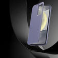 Αναδιπλούμενη θήκη για Samsung Galaxy S24+ Plus, Smart View Wallet, μωβ