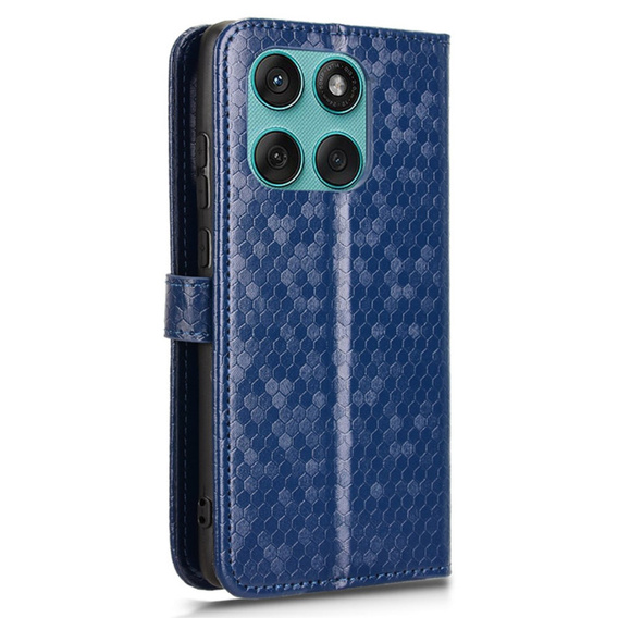 θήκη πτερύγιο για Motorola Edge 60 / 60 Fusion, Wallet Rhombus, μπλε