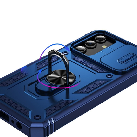 Θήκη για Samsung Galaxy S24+ Plus, CamShield Slide, μπλε