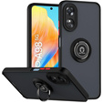 Θήκη για Oppo A98 5G, Frosted Ring, μαύρη