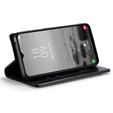 θήκη CASEME για Samsung Galaxy A34 5G, Waxy Textured, μαύρη