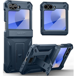Θωρακισμένη θήκη για Samsung Galaxy Z Flip7 FE / Z Flip6, Dexnor Clip Holder, σκούρο μπλε