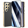 Θήκη για Samsung Galaxy S25 Ultra, Privacy Dual Glass, χρυσή