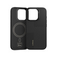 θήκη BENKS Kevlar για iPhone 16 Pro Max, για MagSafe, Carbon Fiber, μαύρη