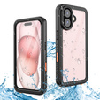 Αδιάβροχη θήκη IP68 για το iPhone 16, μαύρη