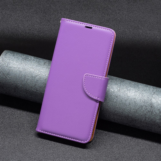 Θήκη με πτερύγιο για Samsung Galaxy A34 5G, Wallet Litchi Magnet, μωβ
