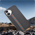 Θήκη για iPhone 16 Plus, ανθρακονήματα MagSafe, μαύρη