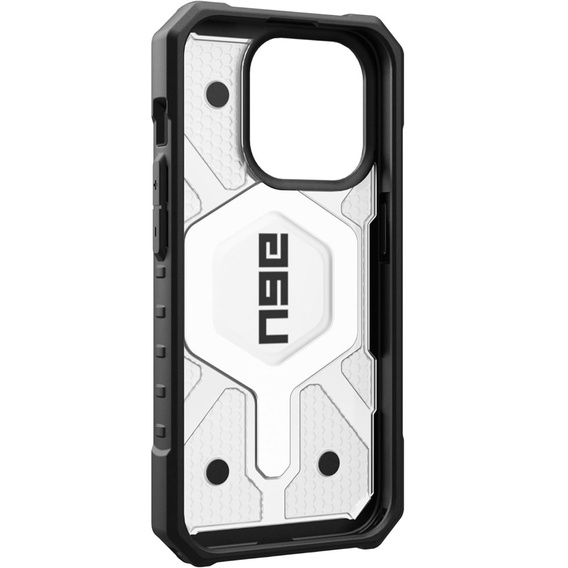 Urban Armor Gear Θήκη για iPhone 15 Pro, Pathfinder MagSafe, διαφανής / μαύρη